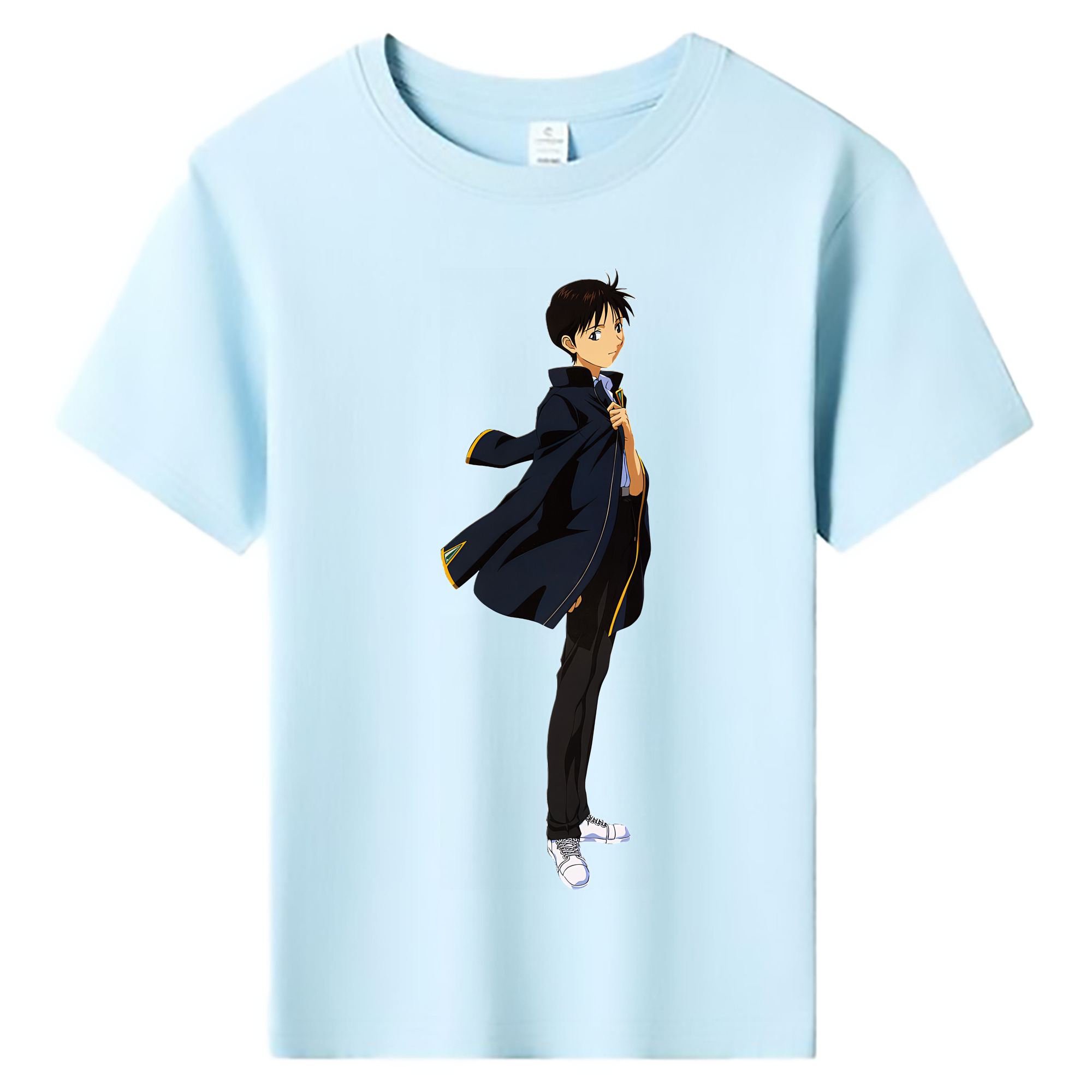 （画像用） EVA 新世紀エヴァンゲリオン 綿100％キッズTシャツ（フロントプリント）